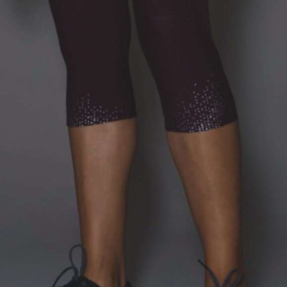 Lululemon Tight Stuff Crop Bordeaux Drama - Picture 4 of 13